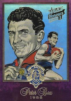 2014 Select AFL Honours Series 1 - Brownlow Sketches #BSK16 Peter Box Front